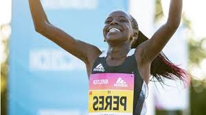 Evans chebet hits a new record of 2:03:00 in a thrilling sprint finish! A New Women S Half Marathon World Record Set By Peres Jepchirchir Sichwa Sports