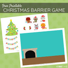 Free Printable Christmas Barrier Game For Speech Therapy Speech Therapy Christmas Activities Kids Speech Therapy Christmas Speech Therapy
