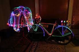Lighted Bicycle Jacket Bicycle Lighting Wikipedia The Free Encyclopedia Bicycle Lights Bicycle Lighting Light Art