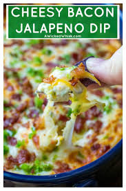 Cheesy Bacon Jalapeno Dip Recipe Stuffed Jalapenos With Bacon Cheesy Bacon Bacon Jalapeno Dip