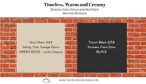 Bold colors might show through coats. Best Exterior Paint Colors For Red Brick Homes And How To Use Them