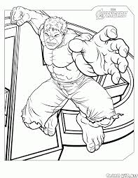 Disegni Da Colorare Attacchi Hulk