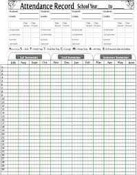 attendance sheet template 5 templates curriculum