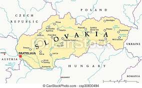 Mapa de eslovaquia mapas america n mapas america s mapas africa mapas oceania mapas asia mapas europa mapas oceanos mapas mundo. Mapa Politica Eslovaquia Eslovaquia Mapa Politico Con Bratislava Capital Fronteras Nacionales Ciudades Importantes Rios Y Canstock