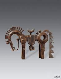 韩美林 马行菩萨来 推荐作品 艺术中国 bronze sculpture art horse sculpture metal art