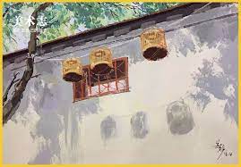 五步决定色彩场景高分方向 苏静色彩场景作品 美术志 传送门 painting art