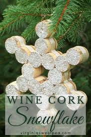 The best part is they're great for decorating your home during holidays! Wine Cork Snowflake Christmas Ornament Christmas Ornaments Christmas Diy Christmas Projects Diy