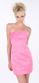 Barbie Would Love This Pink Bubble Gum Colored Dress This Fun And Sassy Betsey Johnson Is The Perfect Cockt Designer Dress Rental Dresses Strapless Mini Dress