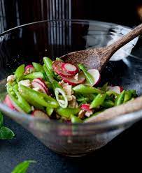Sugar Snap Pea Salad With Radishes Mint And Ricotta Salata Recipe Snap Pea Salad Pea Salad Salad Recipes