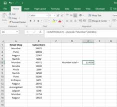 What Is The Sumproduct Formula In Excel And When Should You Use It Magoosh Excel Blog