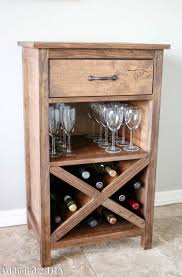 These free woodworking plans are available in a variety of styles such as gable, gambrel, and colonial and are designed for a variety of uses like for storage, tools, or even children's play areas. Diy Wine Cabinet With Printable Plans Wine Storage Diy Wine Storage Cabinets Wine Cabinet Diy