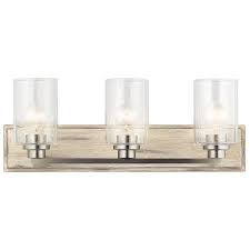 There are 139 vanity light bar for sale on etsy, and they cost $149.86 on average. Kichler Amity 3 Light Nickel Rustic Vanity Light Lowes Com In 2021 Rustic Vanity Lights Vanity Lighting Rustic Vanity