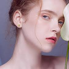 Kingsley Ryan Sterling Silver Climber Stud Star Crystal Earrings