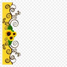 Free Free 107 Clipart Transparent Sunflower Border Png SVG PNG EPS DXF File