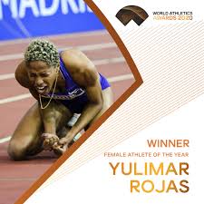 Rojas, a sus 25 años, es la fuerza dominante del salto triple femenino, campeona mundial en 2017 y 2019. Facebook