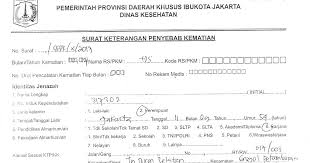 Surat kematian sangatlah penting digunakan untuk. Contoh Surat Kematian Bekasi Contoh Surat