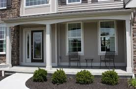 Image Result For Uncovered Front Porch Large Uk Columns Modern Front Porches Porch Design House With Porch