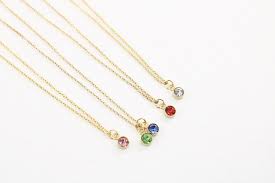 Simple Gold Necklace Birthstone Necklace Delicate Necklace Dainty Necklace Birth Stone Necklace Crystal Necklace Birthstone Necklace Crystal Necklace Etsy Dainty Gold Jewelry Birthstone Necklace