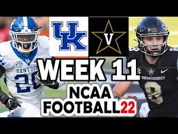 Check spelling or type a new query. Kentucky At Vanderbilt 2021 Week 11 Simulation Ncaa Football 22 Youtube