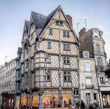 Built In 1491 The Famous Half Timbered Maison D Adam In Angers Is A Time Capsule Of Medieval French Architecture France Photos French Architecture Angers