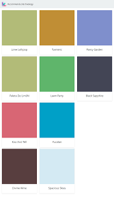 A great alternative to bright yellow, light blue will also cause you to feel. Lime Lollipop Paleta De Lim0n Kiss And Tell Divine Wine Turmeric Lawn Party Yucatan Spacious Skies Pansy Garden Paint Colors For Home Behr Paint Colors