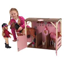Our generation fjord norwegian horse foal accessory set for 18 dolls. Our Generation Horse Saddle Up Stables Set