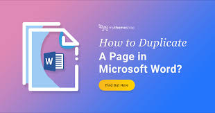 Choose breaks and under section breaks, choose continuous. How To Duplicate A Page In Microsoft Word Mythemeshop