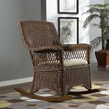 Wicker rocking chairs make great gifts for family members and friends, too. Hospitality Rattan Cozmel Wicker Patio Rocking Chair In The Patio Chairs Department At Lowes Com
