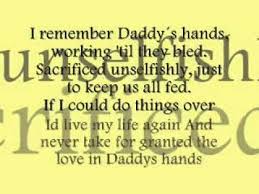 I loved her first by heartland is a beautiful country song about a father watching his daughter dance with her new husband. Holly Dunn Daddy S Hands Lyrics Youtube Connie I Recorded This For My Dad Years Ago Lyrics Daddy Music Video Song
