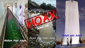 Yang dikisahkan sebagai tapak kaki tuan tapa, tokoh dalam akun facebook mamah dedeh mengunggah sebuah gambar yang diklaim sebagai jejak tapak kaki nabi adam. Jejak Kaki Makam Dan Jubah Nabi Adam Ditemukan Hoax Sekoci Hoaxes