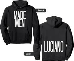 Made Men - Sudadera con capucha Luciano, Negro, S