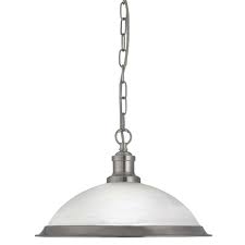 Maybe you would like to learn more about one of these? Bistro 1 Flame Pendant Light Satin Silver Marble Glass Meinelampe