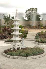 Granite Ornamental Pagoda Garden Art Garden Patio Furniture Patio Furnishings Patio Garden