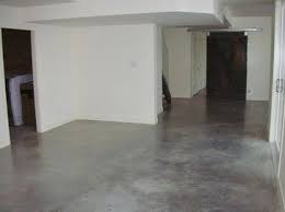 Stained Concrete Floor Basement Design Ideas Pictures Remodel And Decor Basement Flooring Waterproof Basement Flooring Painting Basement Floors
