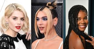 Having short hair creates the appearance of thicker hair and there are many types of hairstyles to. The Best And Most Creative Celebrity Hairstyles Of 2020 Popsugar Beauty