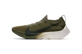 Nike S Vapor Street Flyknit Receives Off White Olive Green Options Sneakers Fashion Sneakers Men Stylish Sneakers