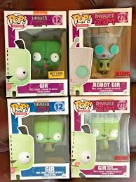 complete invader zim funko pop robot gir hot topic pre release exclusive gitd 1924244808 complete invader zim funko pop robot