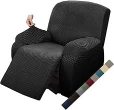 Ratings, based on 9 reviews. Amazon Com Maxijin Newest Recliner Slipcovers For Living Room 4 Pieces Stretch Jacquard Recliner Chair Cover Soft Fitted Recliner Protector With Elastic Bottom For Kids Pets Recliner Black Kitchen Dining