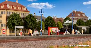 Workers apartments and homes in sommerrain, stuttgart. N Bahnsteig Sommerrain Bahn Gebaude Spur N Sortiment Viessmann Modelltechnik Gmbh