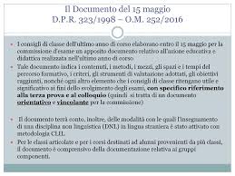La Predisposizione Del Documento Del 15 Maggio Per Alunni Con B E S Ppt Scaricare