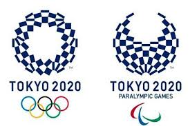 Ilustración acerca el logotipo del juego olímpico, mostrando activitis del spoort del som, mano del backgound se ahoga. Logotipo De Tokio 2020 Que Significa El Logo Tokio 2020