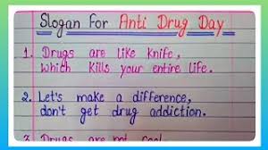 They destroy a person from inside outwards. 10 Best Slogan For Anti Drug Day In English L International Day Against Drug Day L Anti Drug Slogan Youtube