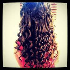 Cute Hair Hair Styles Braids With Curls Waterfall Braid With Curls