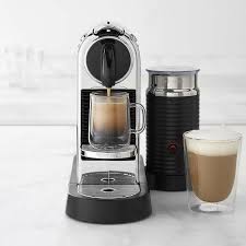 The aeroccino doesn't produce a true microfoam, but it performed great in our milk frother testing and prepares milk quickly and easily for your coffee and espresso. Nespresso Citiz Espresso Machine With Aeroccino 3 Milk Frother Williams Sonoma