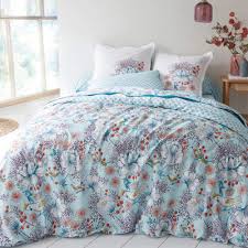 Mini motifs taie d'oreiller carrée: Linge De Lit Jardin Paradis Francoise Saget