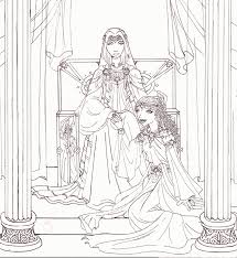The olympian brothers each received a weapon to battle the titans: Persephone Coloring Pages Coloring Home
