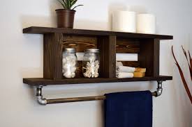 Modern bathroom towel rack ideas. Wooden Bathroom Towel Rack Off 66