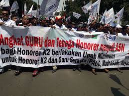 Data kemendikbud menunjukkan, hanya 47 persen guru honorer yang memiliki nuptk, atau sebanyak destinasi wisata. Honorer K2 Kami Sudah Menua Butuh Kejelasan Dan Gaji Layak