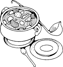 Black And White Bowl Clipart Bowl Of Stew Black And White Clipart Clipart Suggest In 2020 Free Coloring Pages Fruit Coloring Pages Coloring Pages