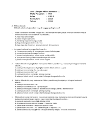 Check spelling or type a new query. Faktor Pendorong Gotong Royong Soal Pkn Jawabanku Id